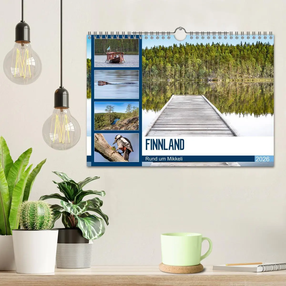 Bild: 9783457773468 | Finnland, Rund um Mikkeli (Wandkalender 2026 DIN A4 quer), CALVENDO...
