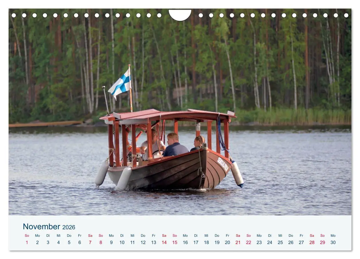 Bild: 9783457773468 | Finnland, Rund um Mikkeli (Wandkalender 2026 DIN A4 quer), CALVENDO...
