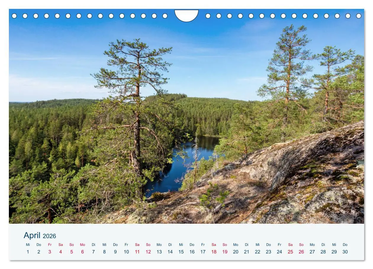 Bild: 9783457773468 | Finnland, Rund um Mikkeli (Wandkalender 2026 DIN A4 quer), CALVENDO...
