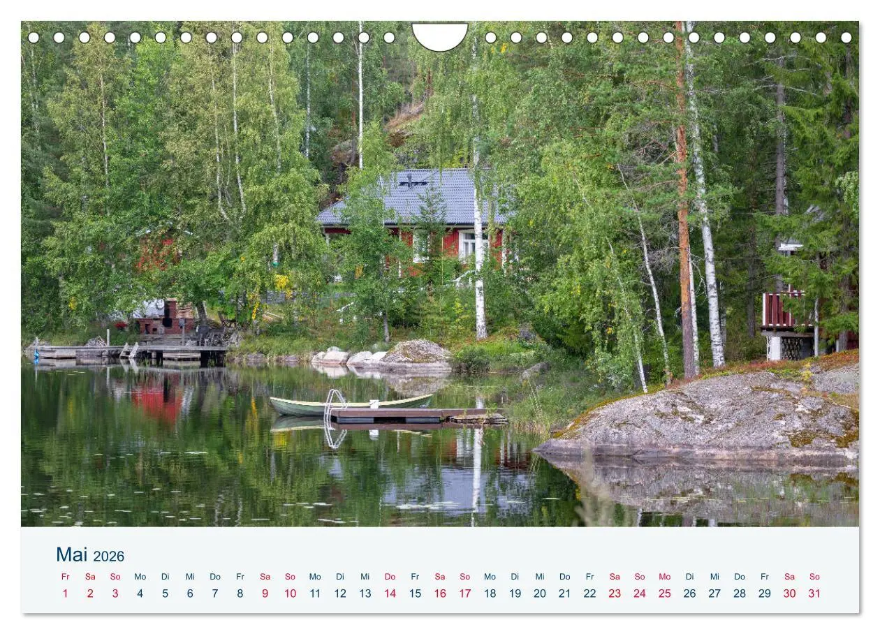 Bild: 9783457773468 | Finnland, Rund um Mikkeli (Wandkalender 2026 DIN A4 quer), CALVENDO...