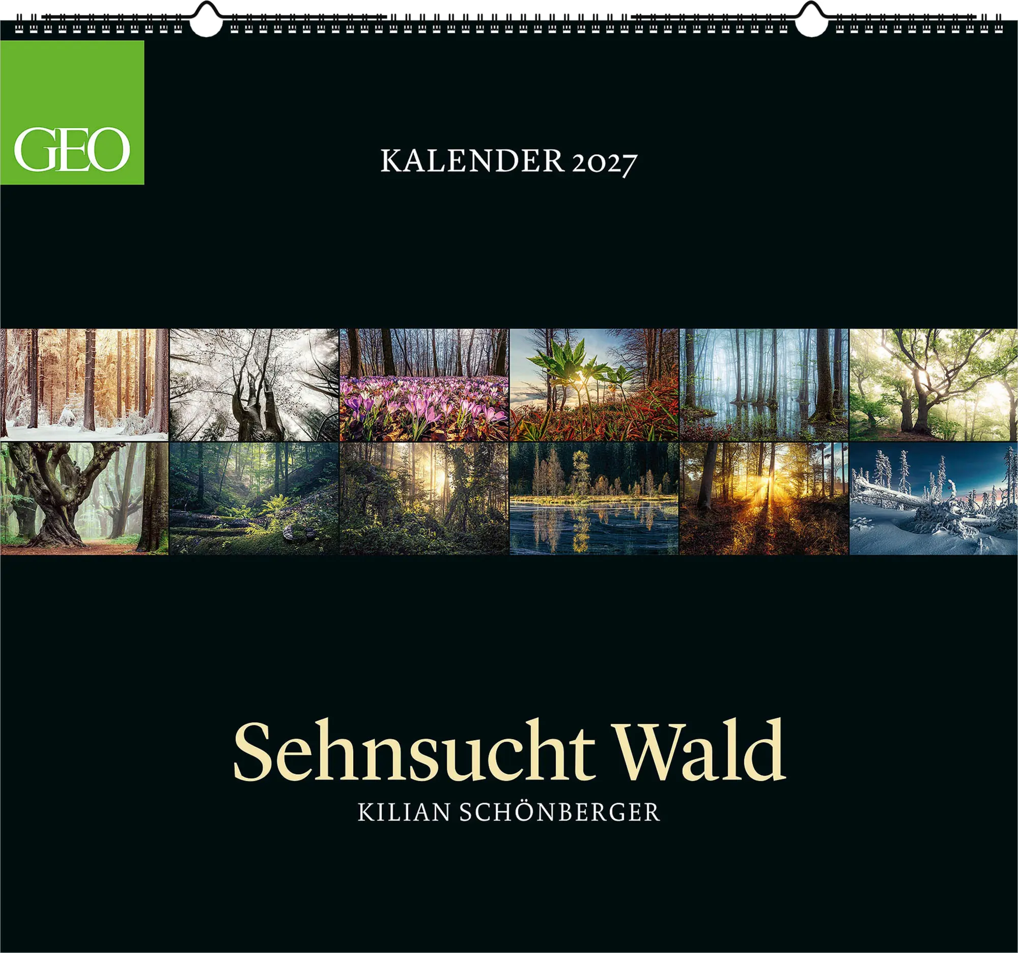 Cover: 4069095013568 | GEO Kalender: Sehnsucht Wald 2027 | Neumann Verlage GmbH &amp; Co KG