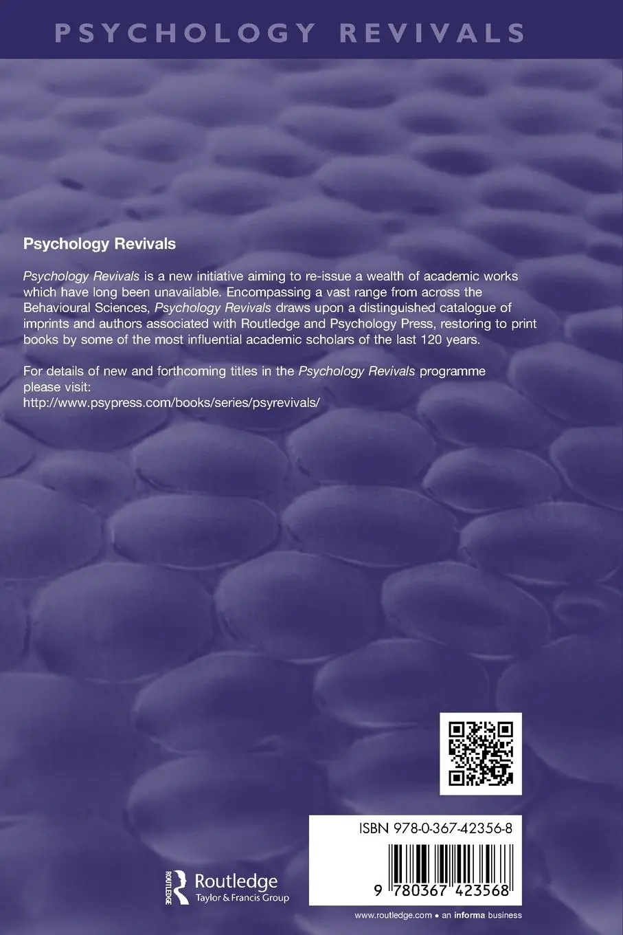 Rückseite: 9780367423568 | Reasons for Realism | Selected Essays of James J. Gibson | Taschenbuch