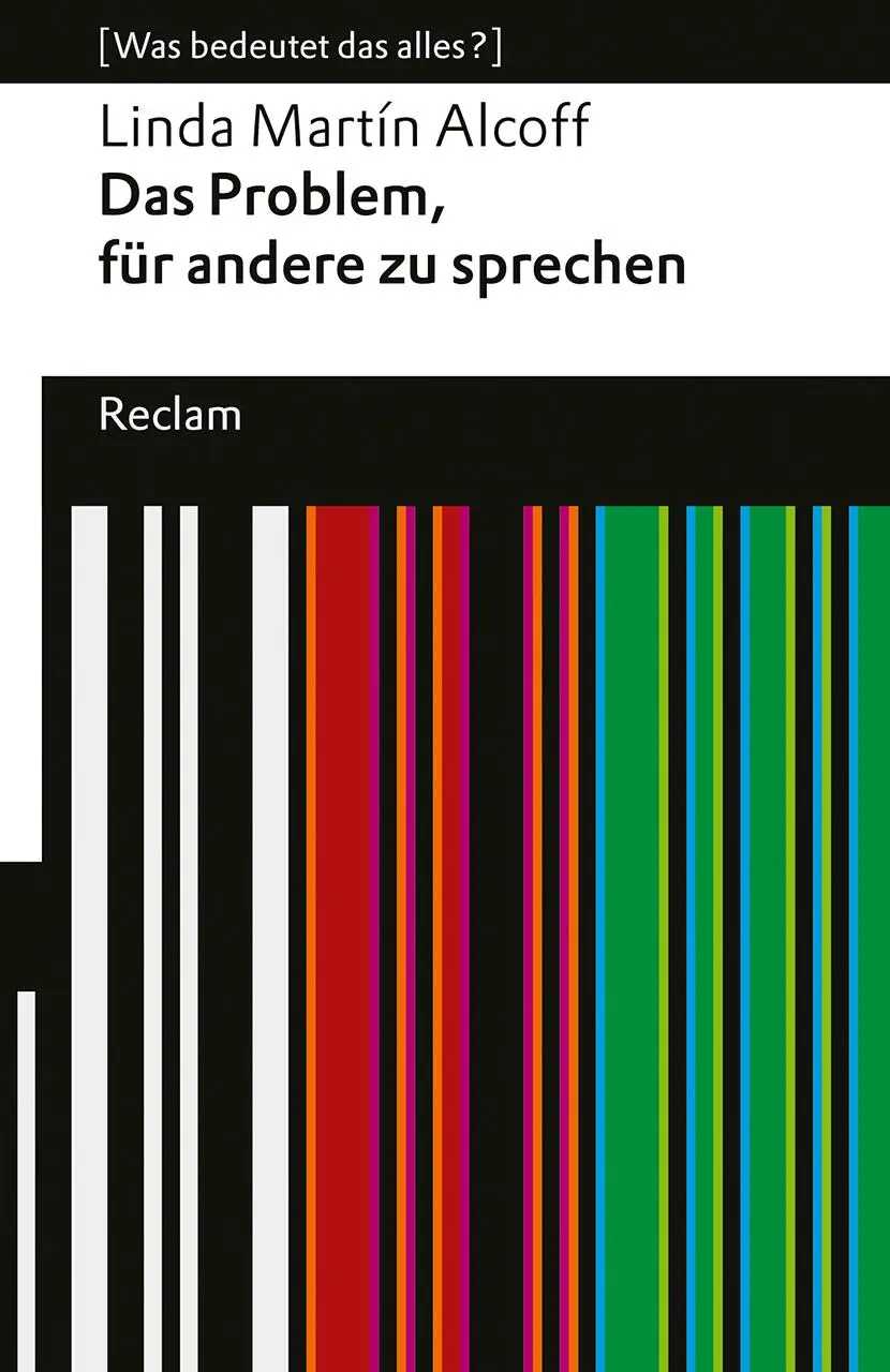 Cover: 9783150143568 | Das Problem, für andere zu sprechen. [Was bedeutet das alles?] | Buch