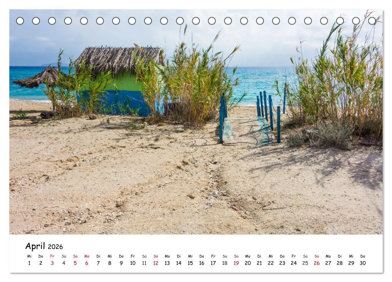 Bild: 9783457453568 | Strände der Insel Kos (Tischkalender 2026 DIN A5 quer), CALVENDO...