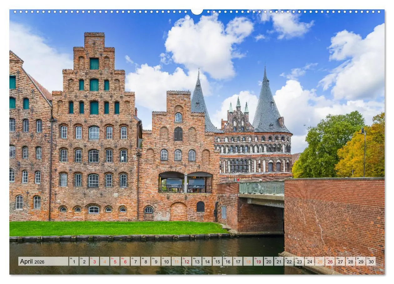 Bild: 9783457523568 | Lübeck Impressionen (Wandkalender 2026 DIN A2 quer), CALVENDO...