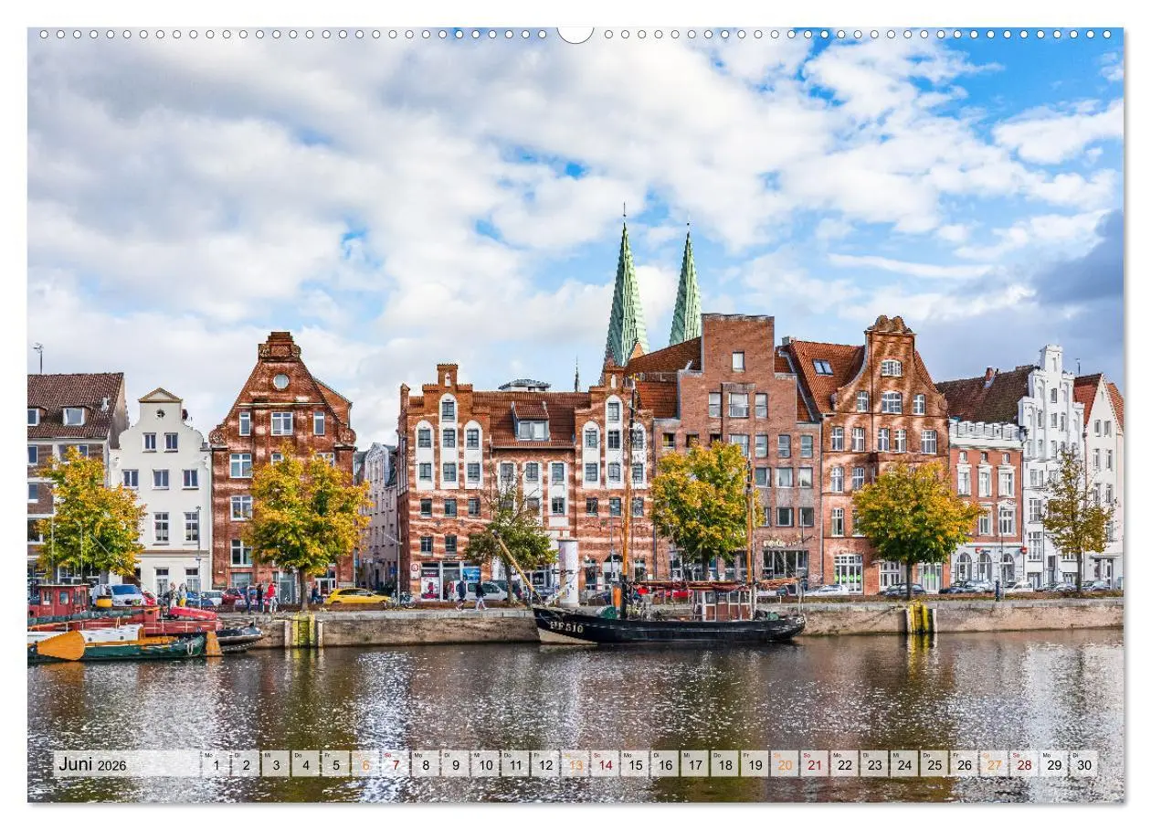 Bild: 9783457523568 | Lübeck Impressionen (Wandkalender 2026 DIN A2 quer), CALVENDO...