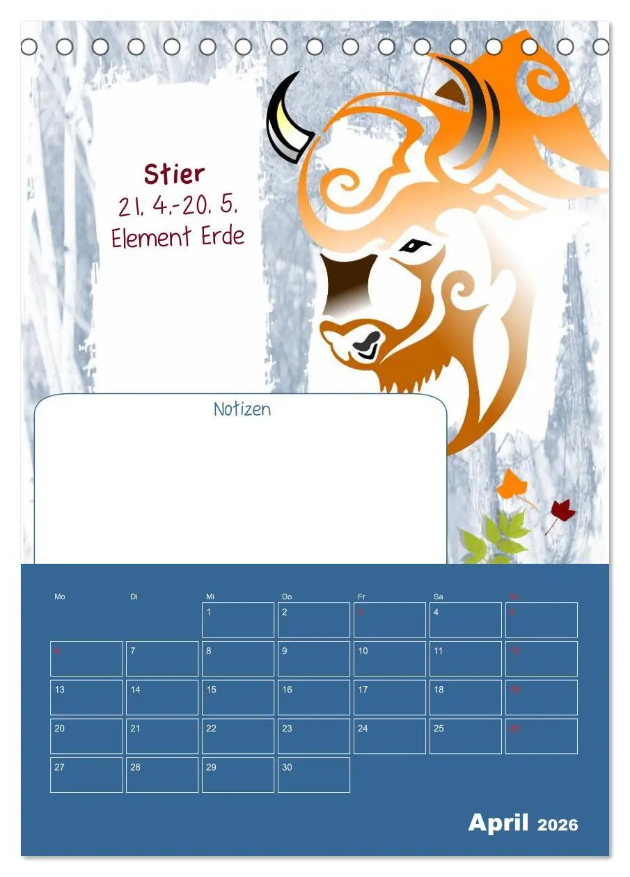 Bild: 9783516473568 | Sternzeichen ¿ Geburtstagskalender / Planer (Tischkalender 2026 DIN...