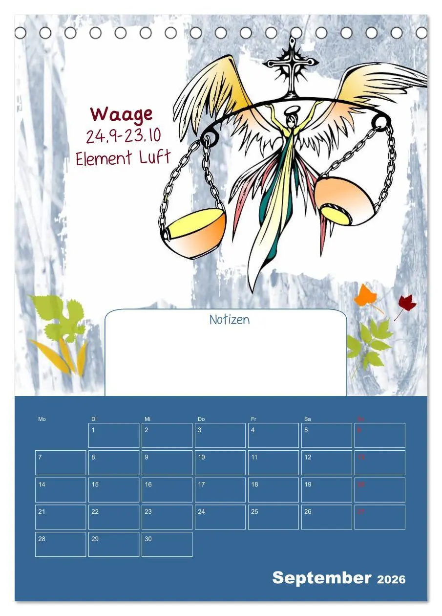 Bild: 9783516473568 | Sternzeichen ¿ Geburtstagskalender / Planer (Tischkalender 2026 DIN...