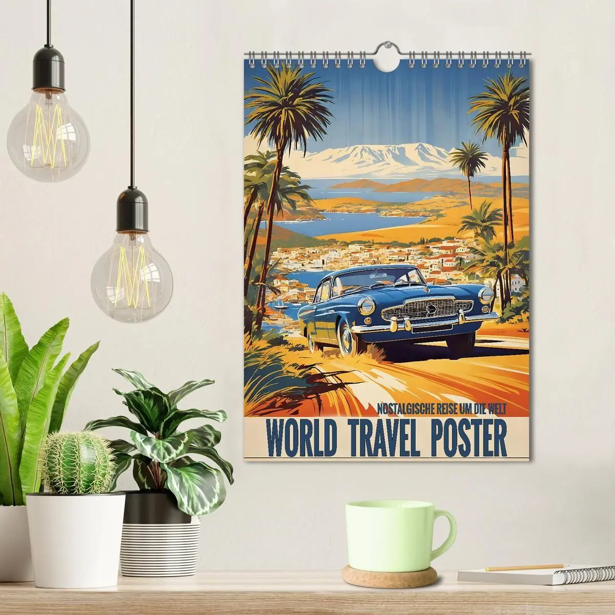 Bild: 9783569183568 | World Travel Poster - nostalgische Reise um die Welt (Wandkalender...