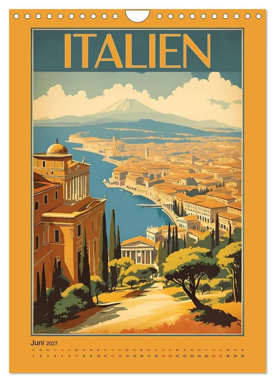 Bild: 9783569183568 | World Travel Poster - nostalgische Reise um die Welt (Wandkalender...