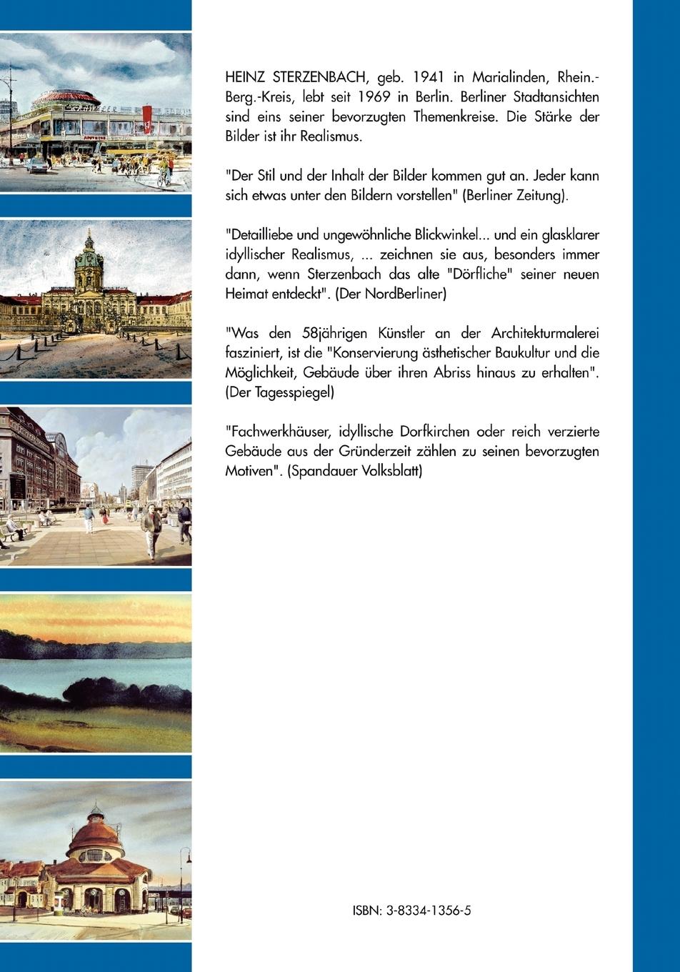 Rückseite: 9783833413568 | Heinz Sterzenbach | 300 Berliner Stadtansichten | Heinz Sterzenbach