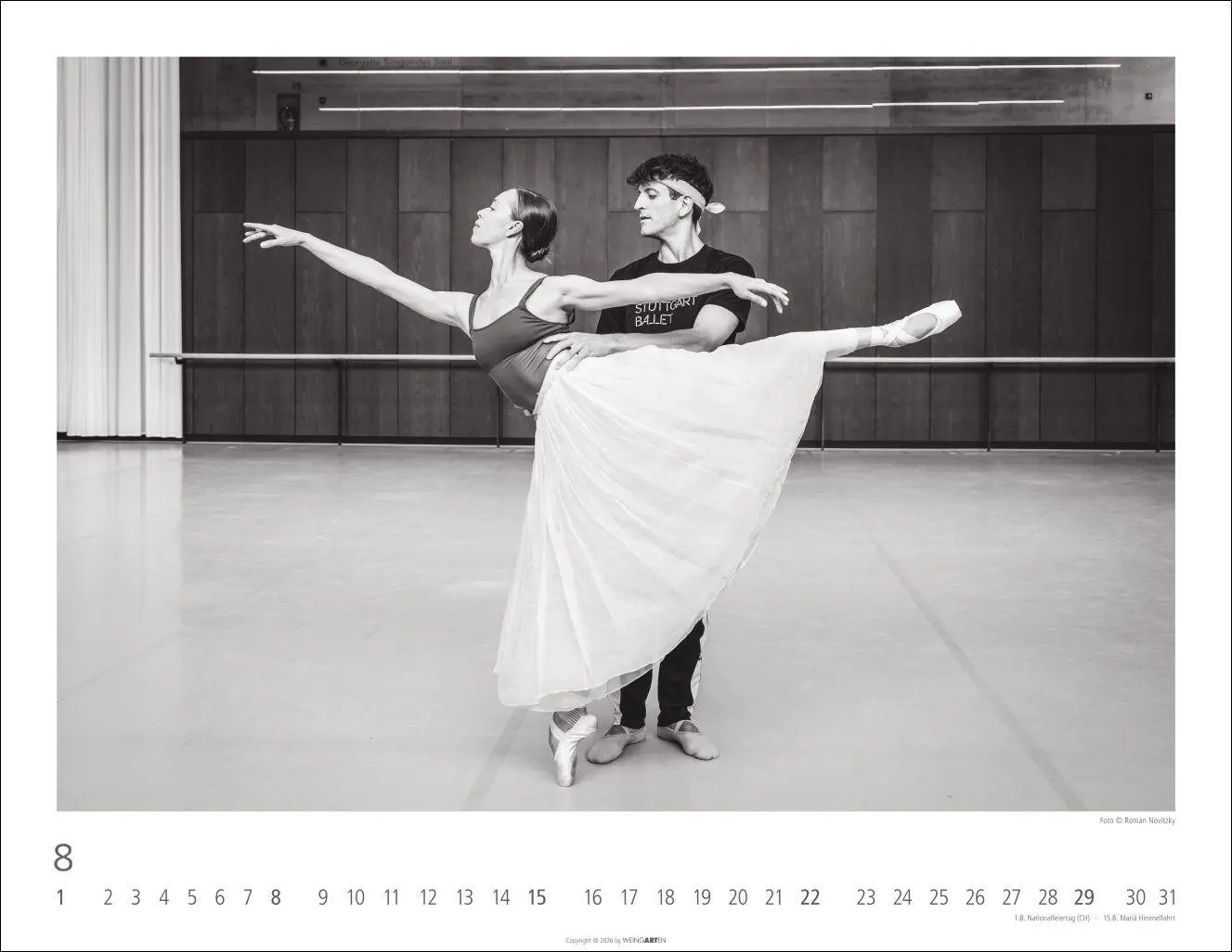 Bild: 9783839903568 | Ballettsaal - Stuttgarter Ballett Kalender 2027 - Stuttgarter Ballett