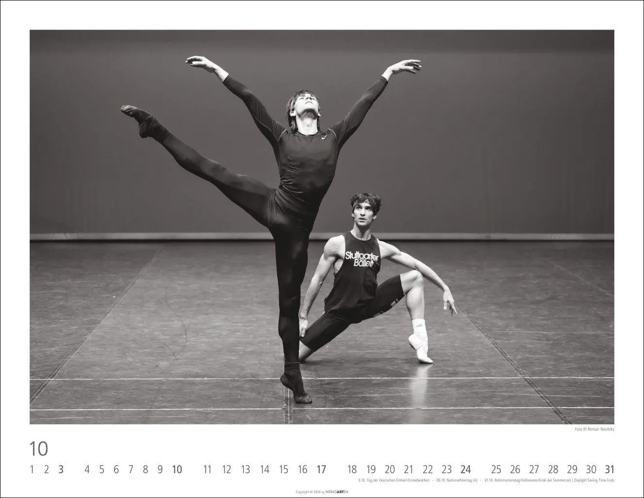 Bild: 9783839903568 | Ballettsaal - Stuttgarter Ballett Kalender 2027 - Stuttgarter Ballett