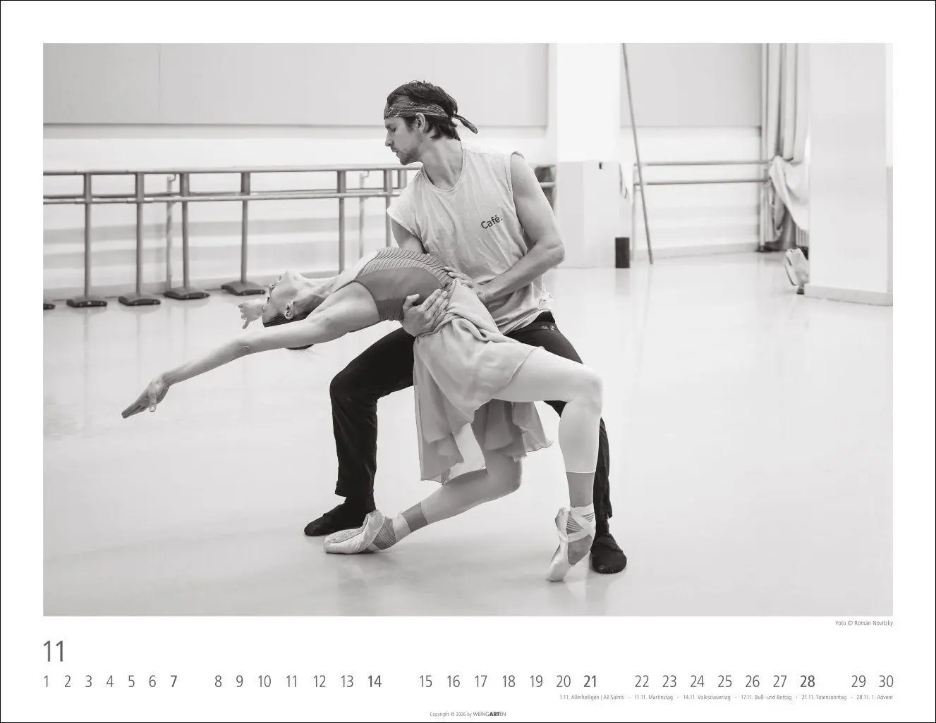 Bild: 9783839903568 | Ballettsaal - Stuttgarter Ballett Kalender 2027 - Stuttgarter Ballett