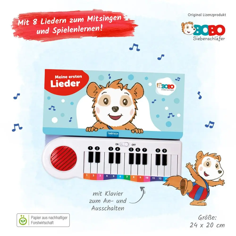 Bild: 9783988023568 | Trötsch Bobo Siebenschläfer Klavierbuch Meine ersten Lieder...