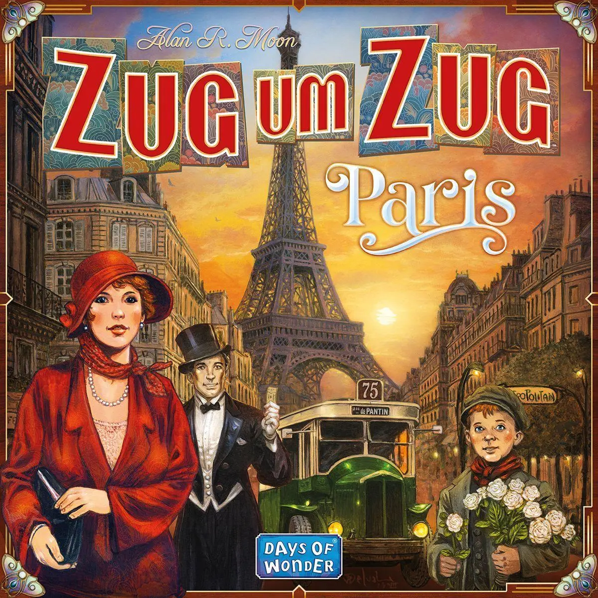 Cover: 824968203668 | Zug um Zug: Paris | Alan R. Moon | Spiel | DOWD0035 | Deutsch | 2024