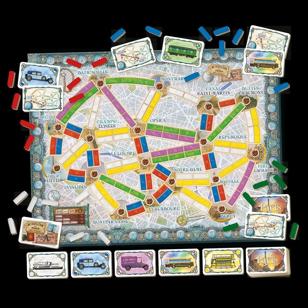 Bild: 824968203668 | Zug um Zug: Paris | Alan R. Moon | Spiel | DOWD0035 | Deutsch | 2024