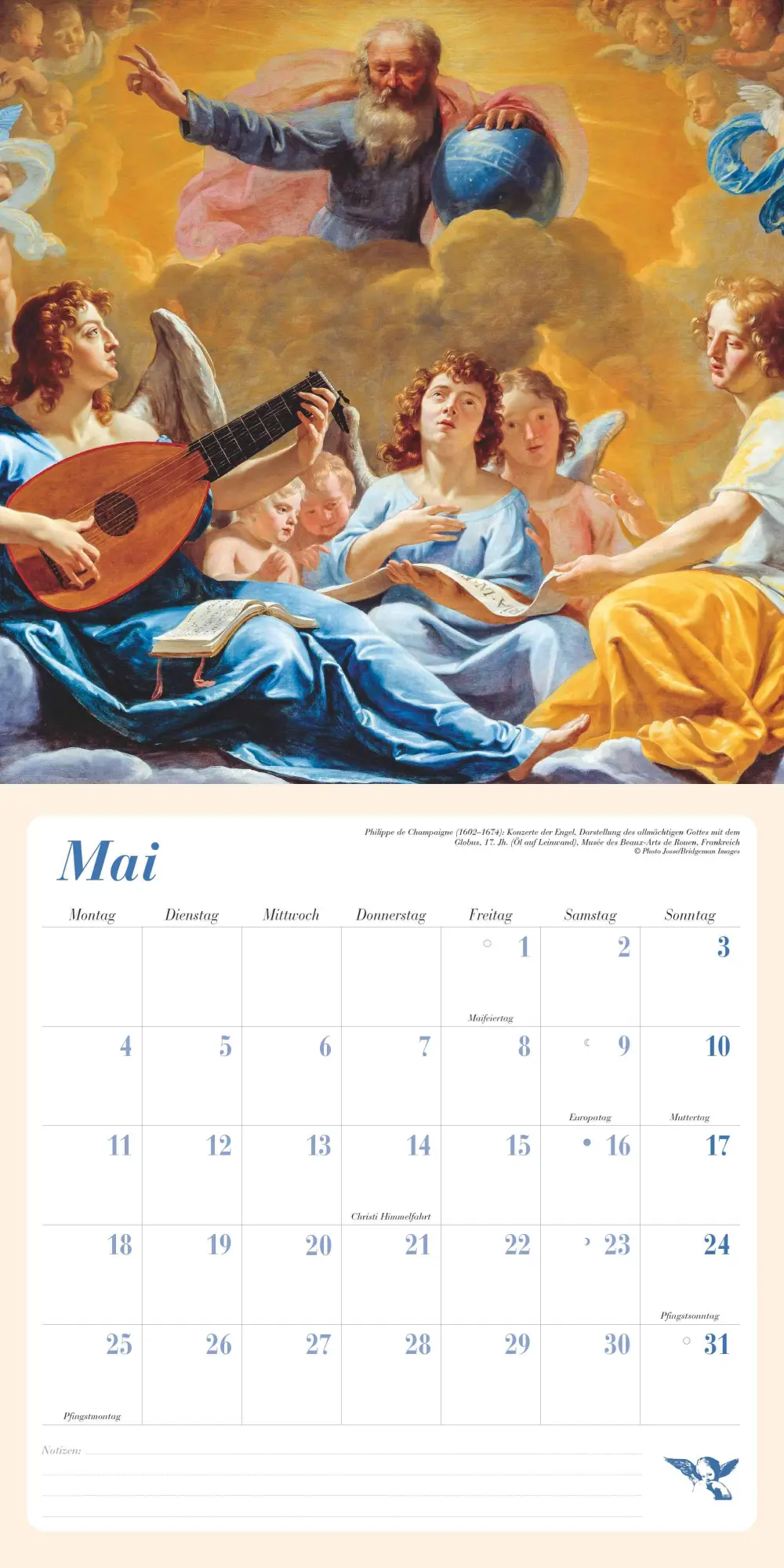 Bild: 4069095003668 | Engel 2026 - Broschürenkalender - Wandkalender - Format 30 x 30 cm