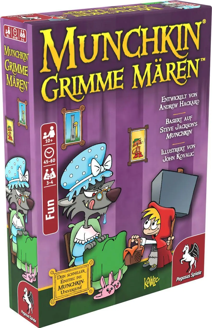 Cover: 4250231713668 | Munchkin: Grimme Mären | Andrew Hackard | Spiel | Brettspiel | Deutsch
