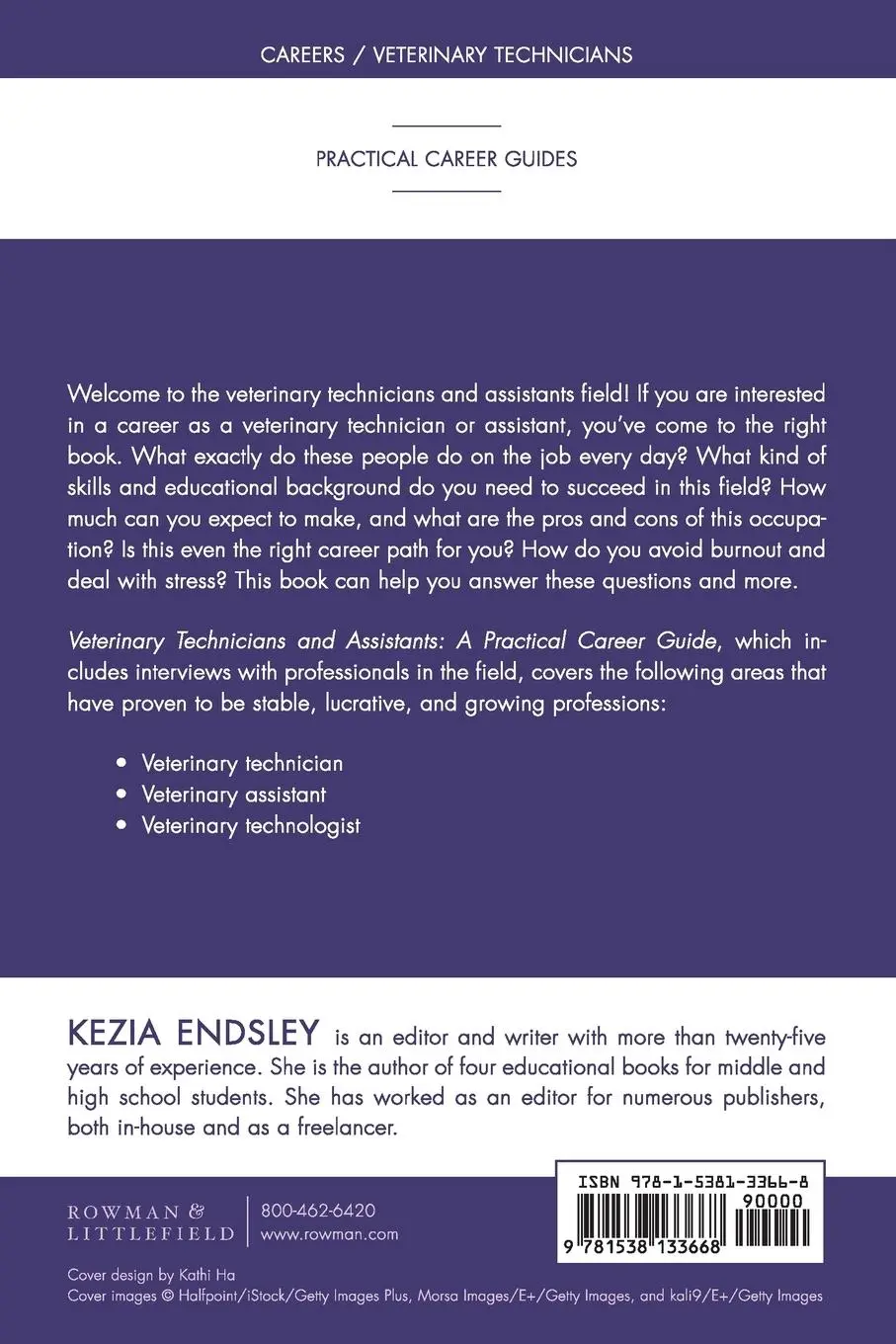 Rückseite: 9781538133668 | Veterinary Technicians and Assistants | A Practical Career Guide