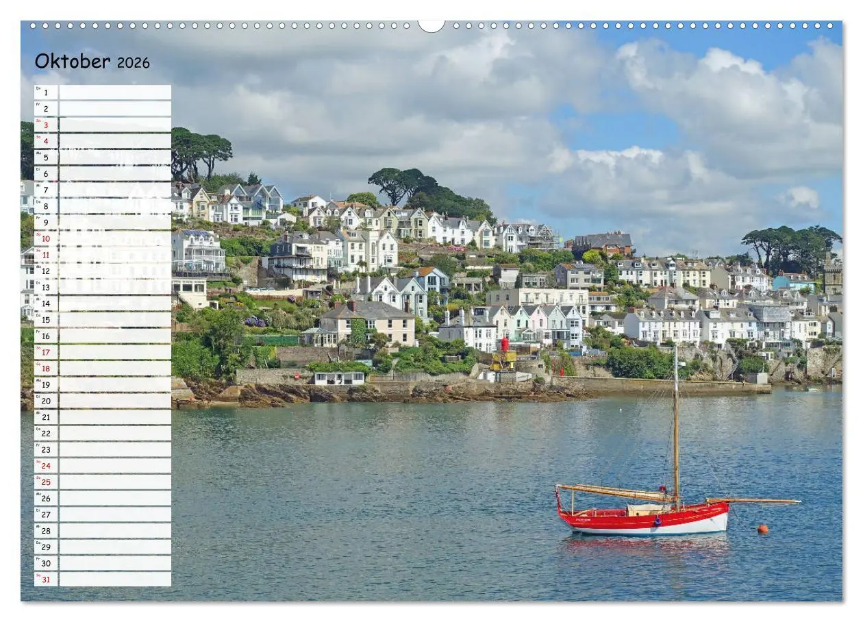 Bild: 9783457823668 | Cornwall. Terminkalender (Wandkalender 2026 DIN A2 quer), CALVENDO...