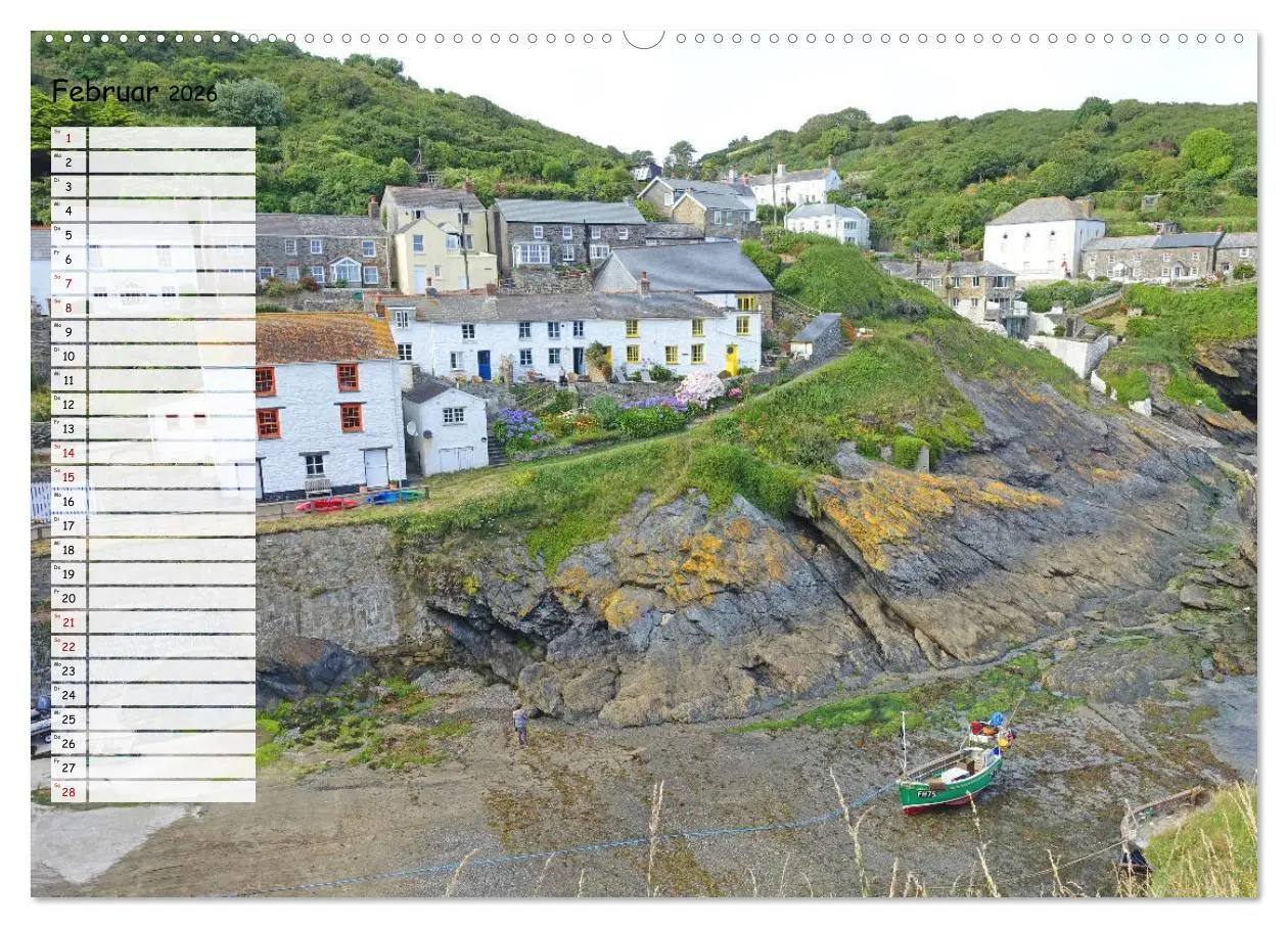 Bild: 9783457823668 | Cornwall. Terminkalender (Wandkalender 2026 DIN A2 quer), CALVENDO...