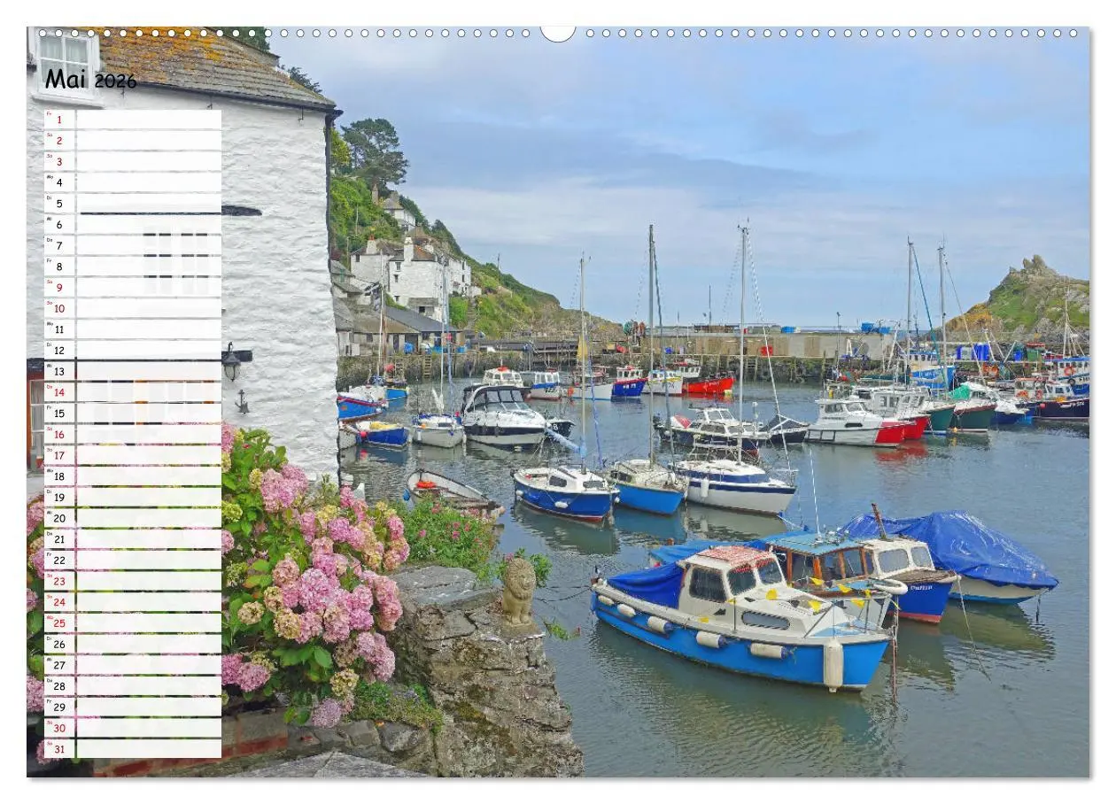 Bild: 9783457823668 | Cornwall. Terminkalender (Wandkalender 2026 DIN A2 quer), CALVENDO...