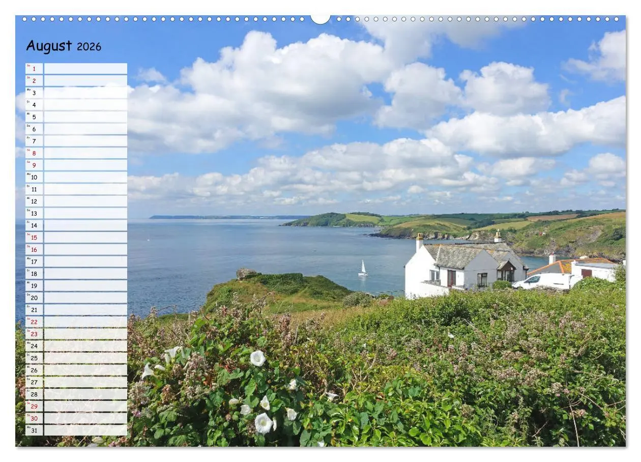Bild: 9783457823668 | Cornwall. Terminkalender (Wandkalender 2026 DIN A2 quer), CALVENDO...