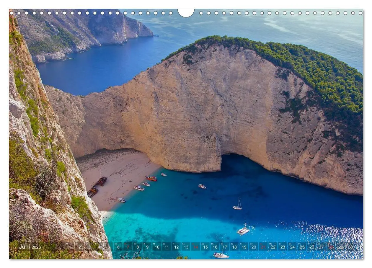 Bild: 9783457993668 | Griechenland - Magie der Farben (Wandkalender 2026 DIN A3 quer),...
