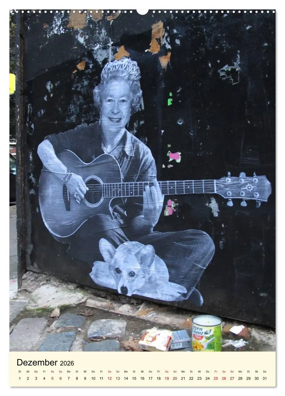 Bild: 9783516383768 | StreetArt London (hochwertiger Premium Wandkalender 2026 DIN A2...
