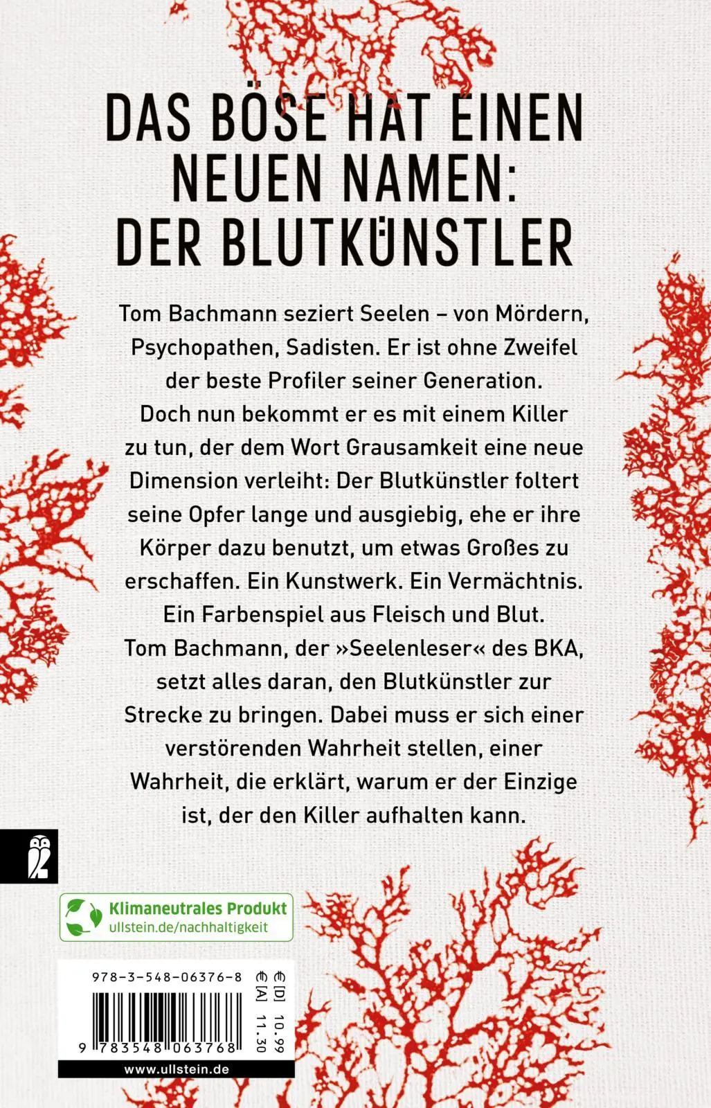 Rückseite: 9783548063768 | Der Blutkünstler | Chris Meyer | Taschenbuch | Tom-Bachmann-Serie