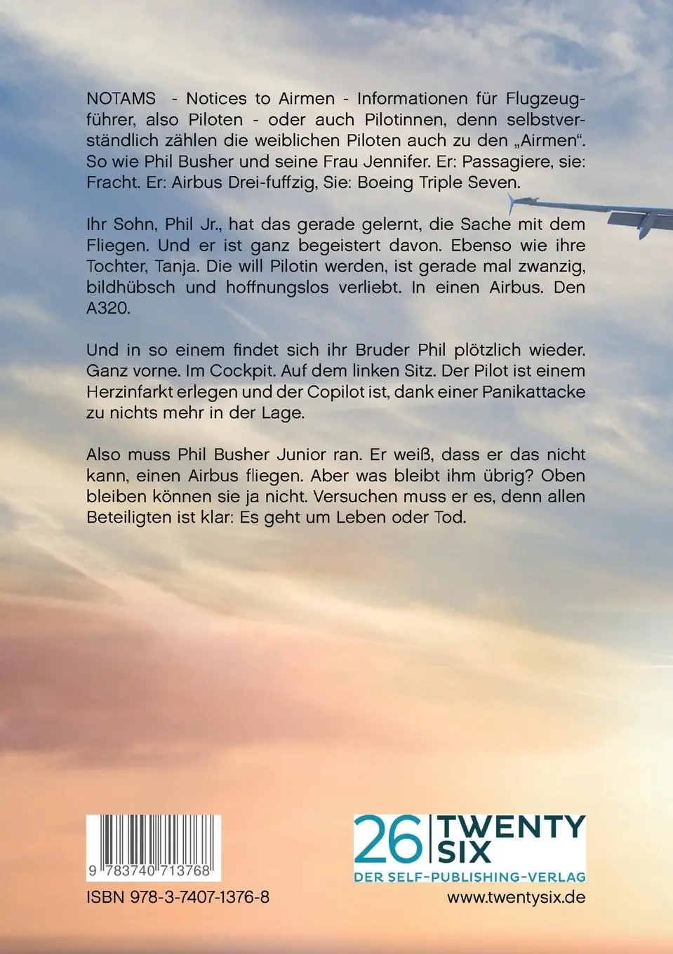 Rückseite: 9783740713768 | Notams | Notices To Airmen - Ein Luftfahrt Roman | Detlef Wolf | Buch