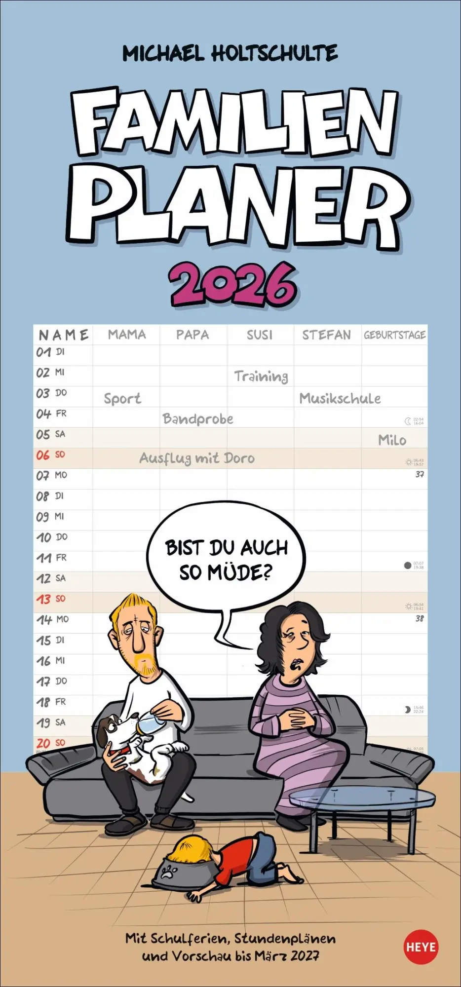 Cover: 9783756413768 | Michael Holtschulte: Familienplaner 2026 | Michael Holtschulte | 15 S.
