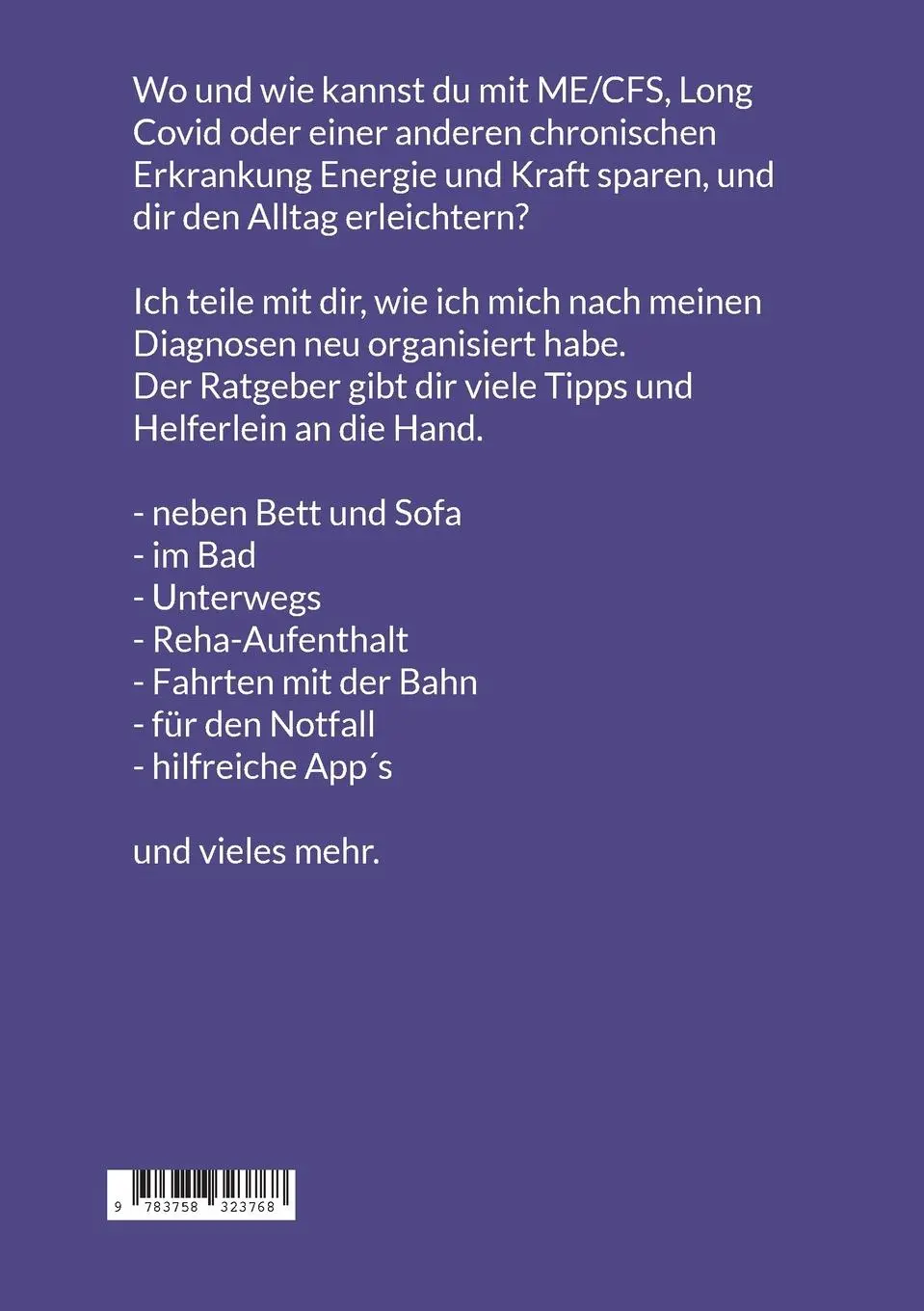 Rückseite: 9783758323768 | "Wie wuppe ich das jetzt alles?" | Daniela Kühnl | Taschenbuch | 2024