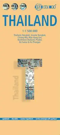 Cover: 9783866093768 | Thailand 1 : 1 500 000. Road Map + City Maps | (Land-)Karte | 2 S.
