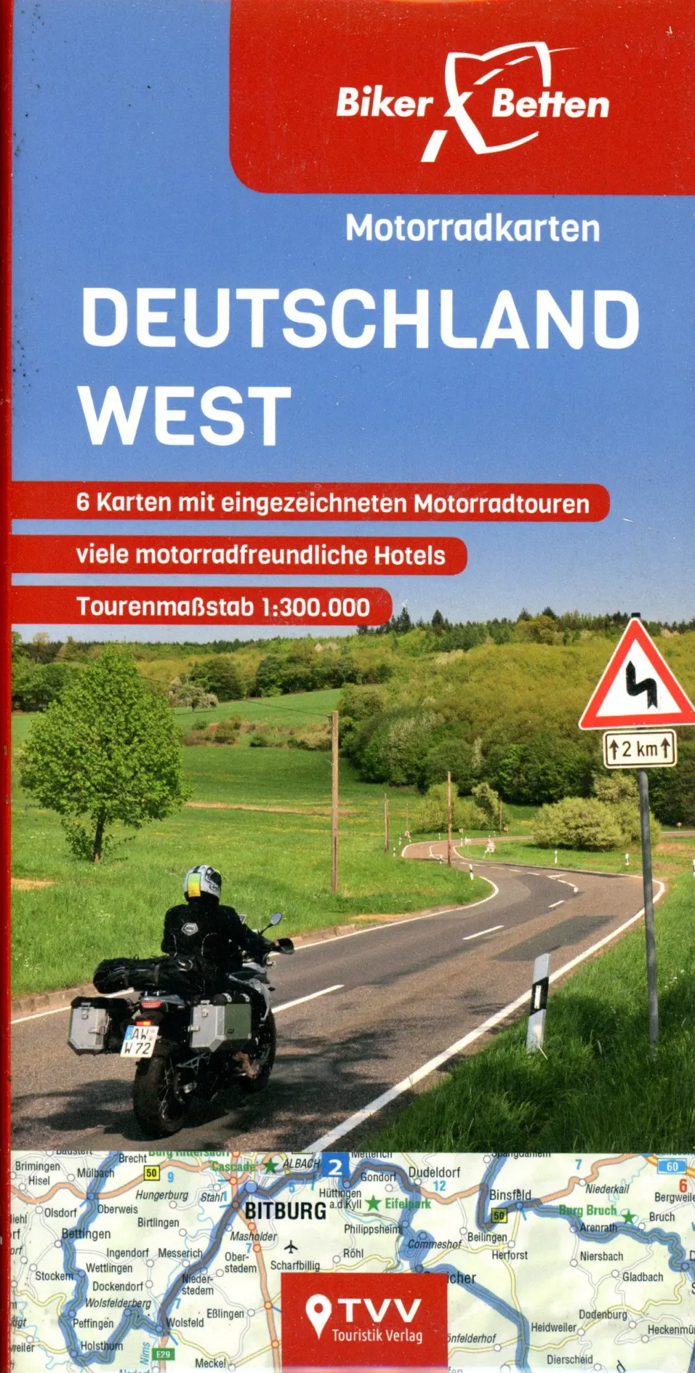 Cover: 9783937063768 | Motorradkarten Set Deutschland West | Bikerbetten | (Land-)Karte