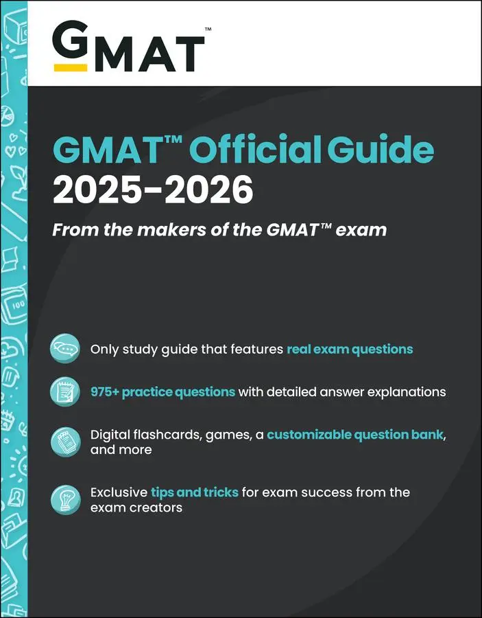 Cover: 9781394333868 | GMAT Official Guide 2025-2026 | Book + Online Question Bank | Gmac