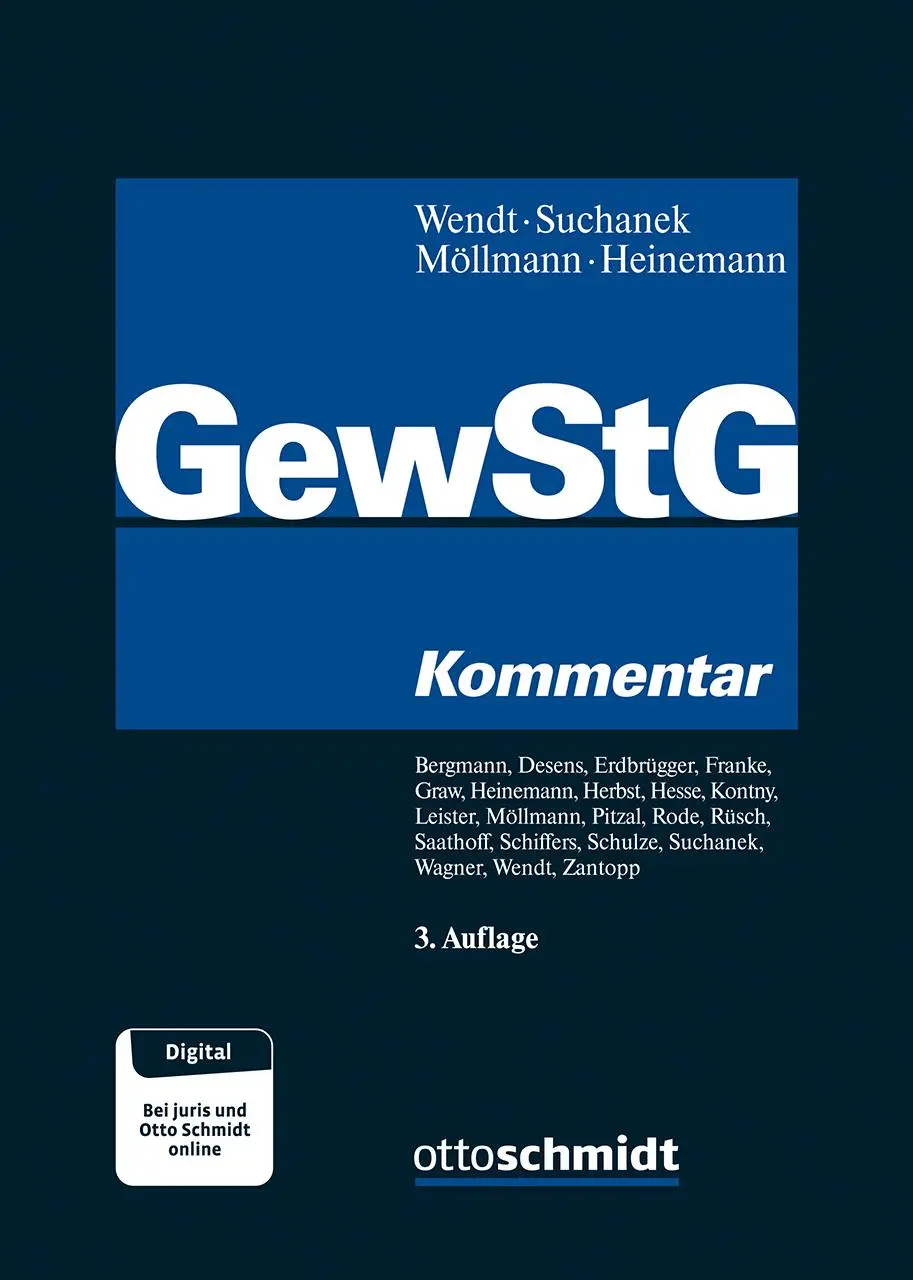 Cover: 9783504253868 | Gewerbesteuergesetz | Michael Wendt (u. a.) | Buch | 1221 S. | Deutsch