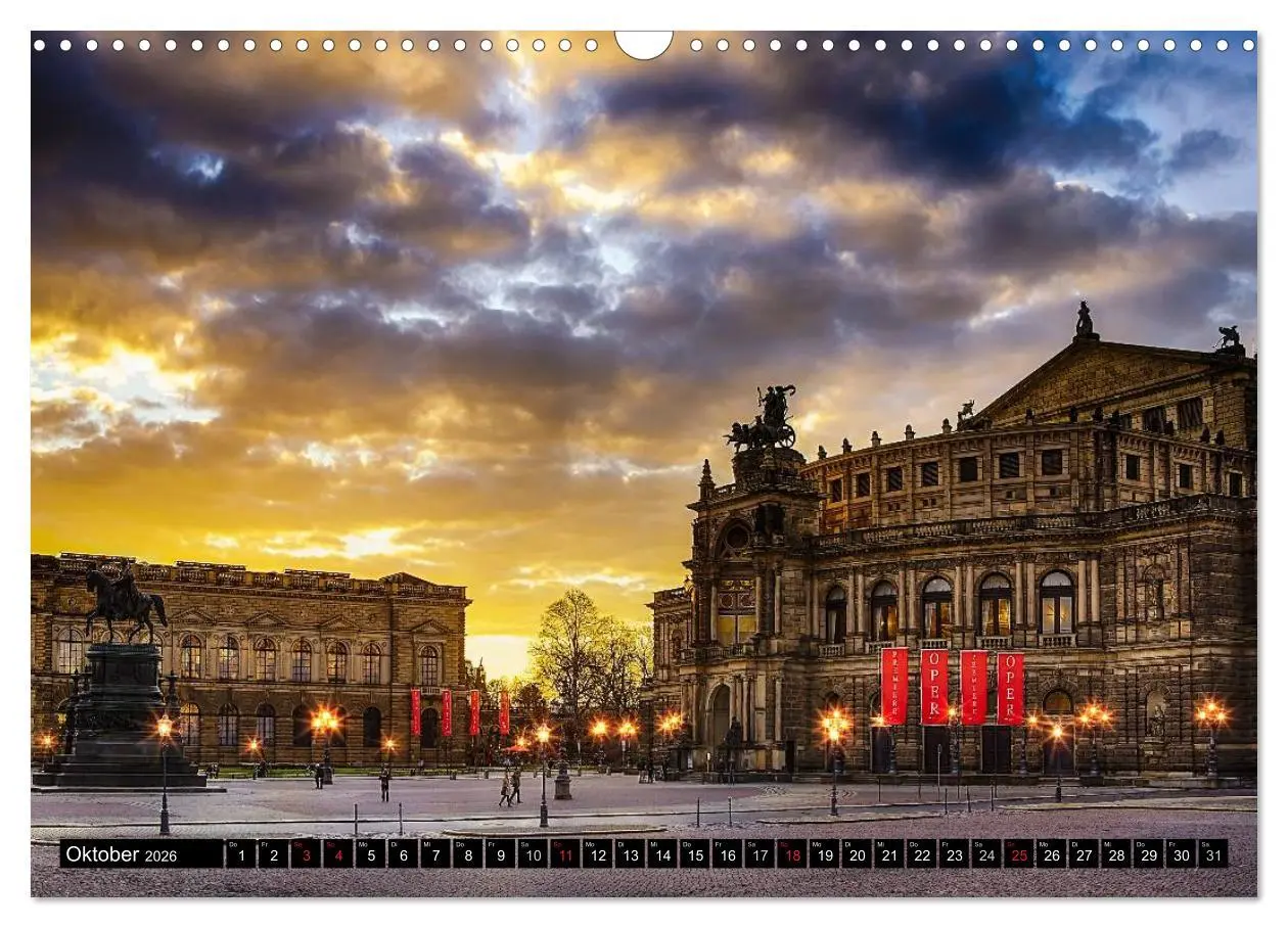Bild: 9783516133868 | WUNDERVOLLES DRESDEN (Wandkalender 2026 DIN A3 quer), CALVENDO...