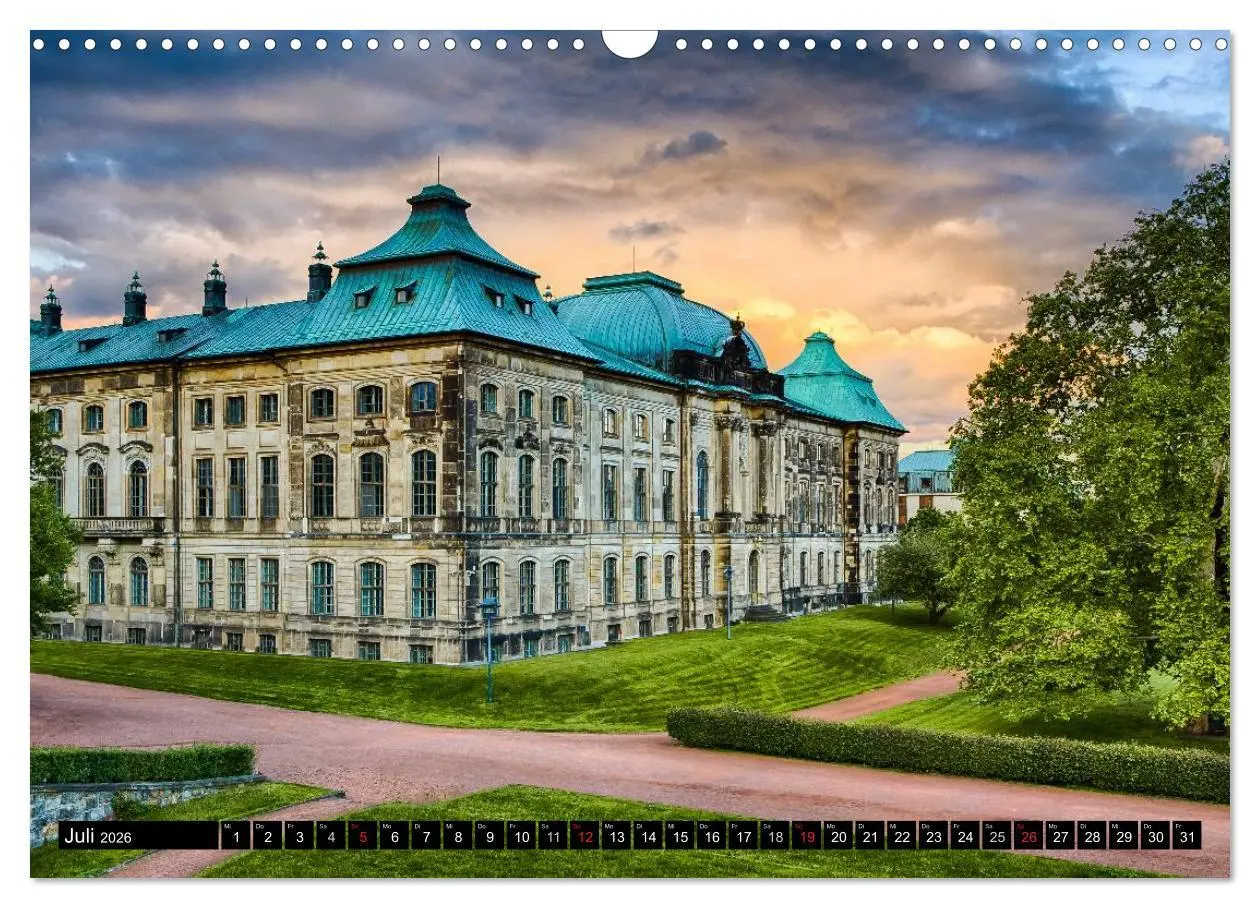 Bild: 9783516133868 | WUNDERVOLLES DRESDEN (Wandkalender 2026 DIN A3 quer), CALVENDO...