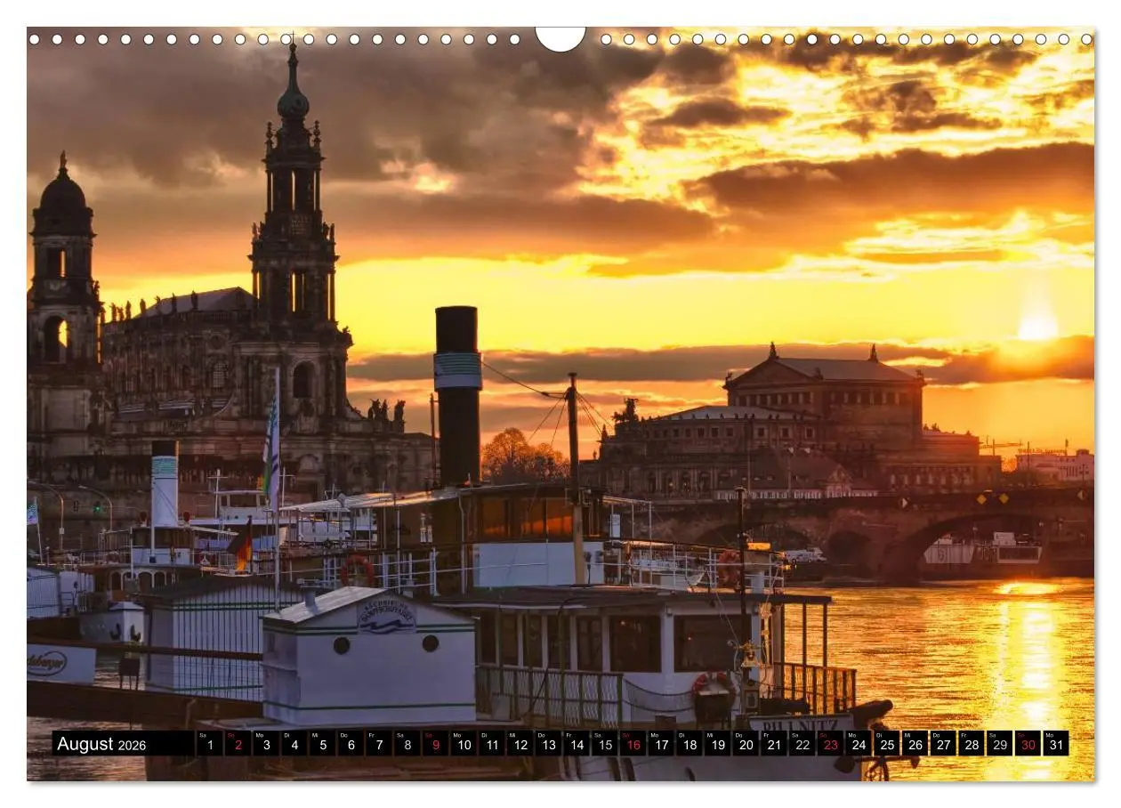 Bild: 9783516133868 | WUNDERVOLLES DRESDEN (Wandkalender 2026 DIN A3 quer), CALVENDO...