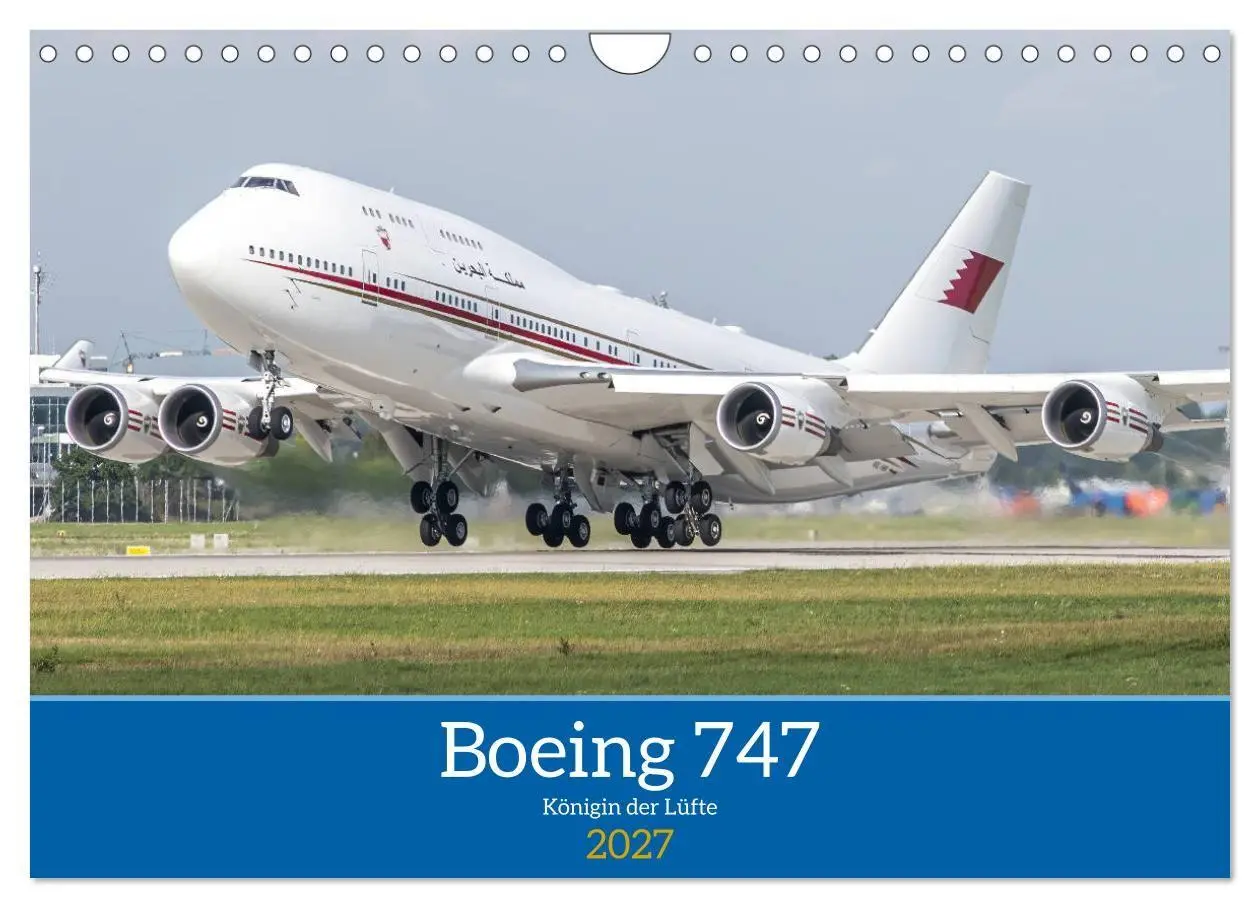 Cover: 9783569223868 | Boeing 747 Kalender (Wandkalender 2027 DIN A4 quer), CALVENDO...