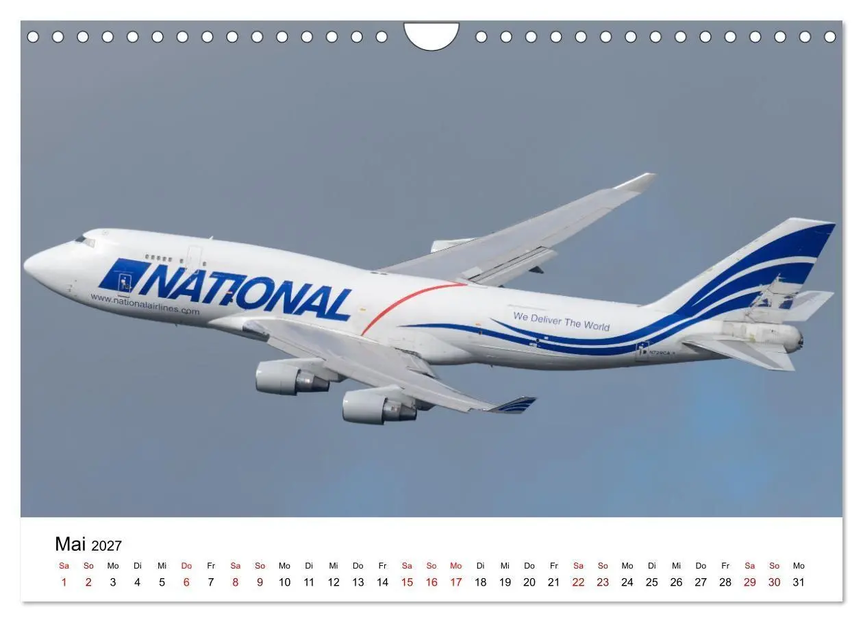Bild: 9783569223868 | Boeing 747 Kalender (Wandkalender 2027 DIN A4 quer), CALVENDO...