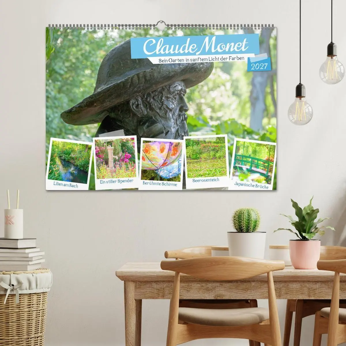 Bild: 9783594353868 | Claude Monet - Sein Garten in sanftem Licht (Wandkalender 2027 DIN...