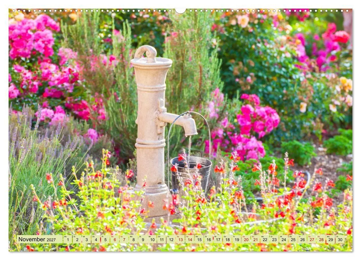 Bild: 9783594353868 | Claude Monet - Sein Garten in sanftem Licht (Wandkalender 2027 DIN...