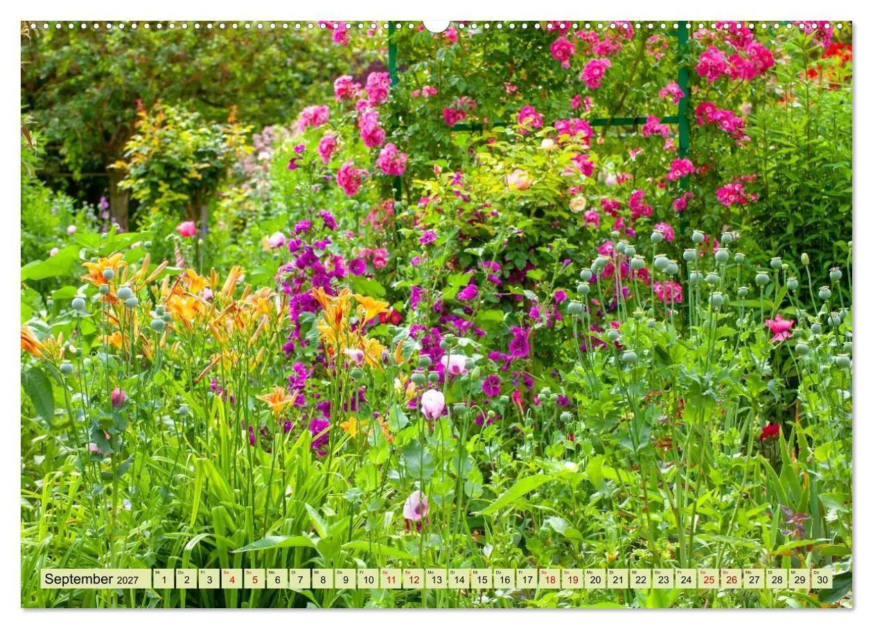 Bild: 9783594353868 | Claude Monet - Sein Garten in sanftem Licht (Wandkalender 2027 DIN...