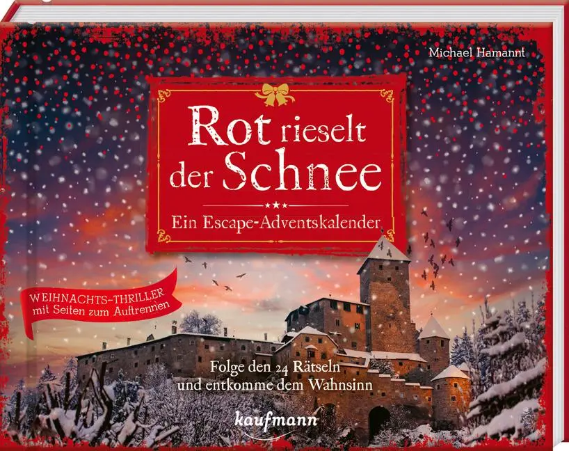 Cover: 9783780613868 | Rot rieselt der Schnee - Ein Escape-Adventskalender | Michael Hamannt