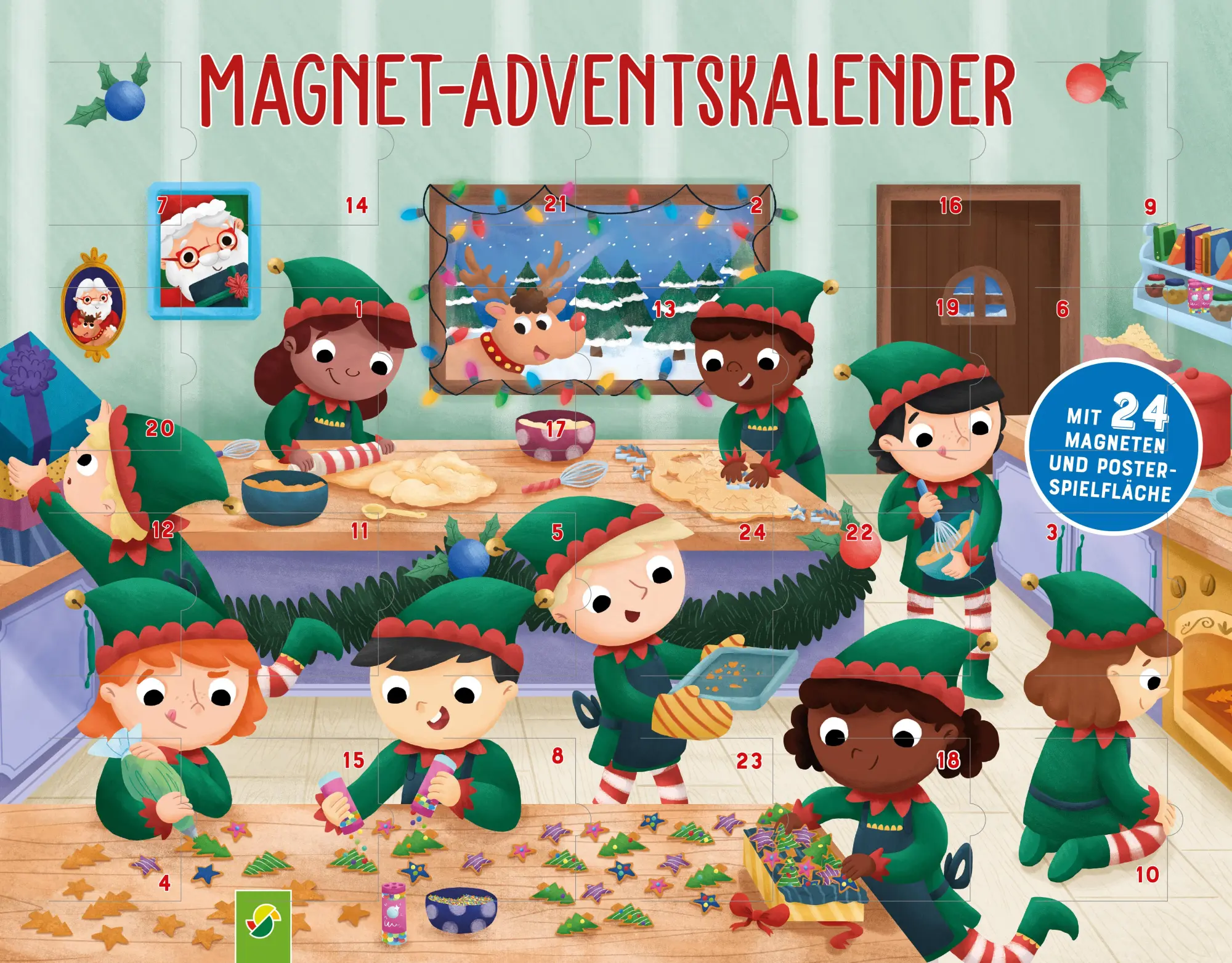 Cover: 9783849943868 | Magnet-Adventskalender | Schwager &amp; Steinlein Verlag | Kalender | 4 S.