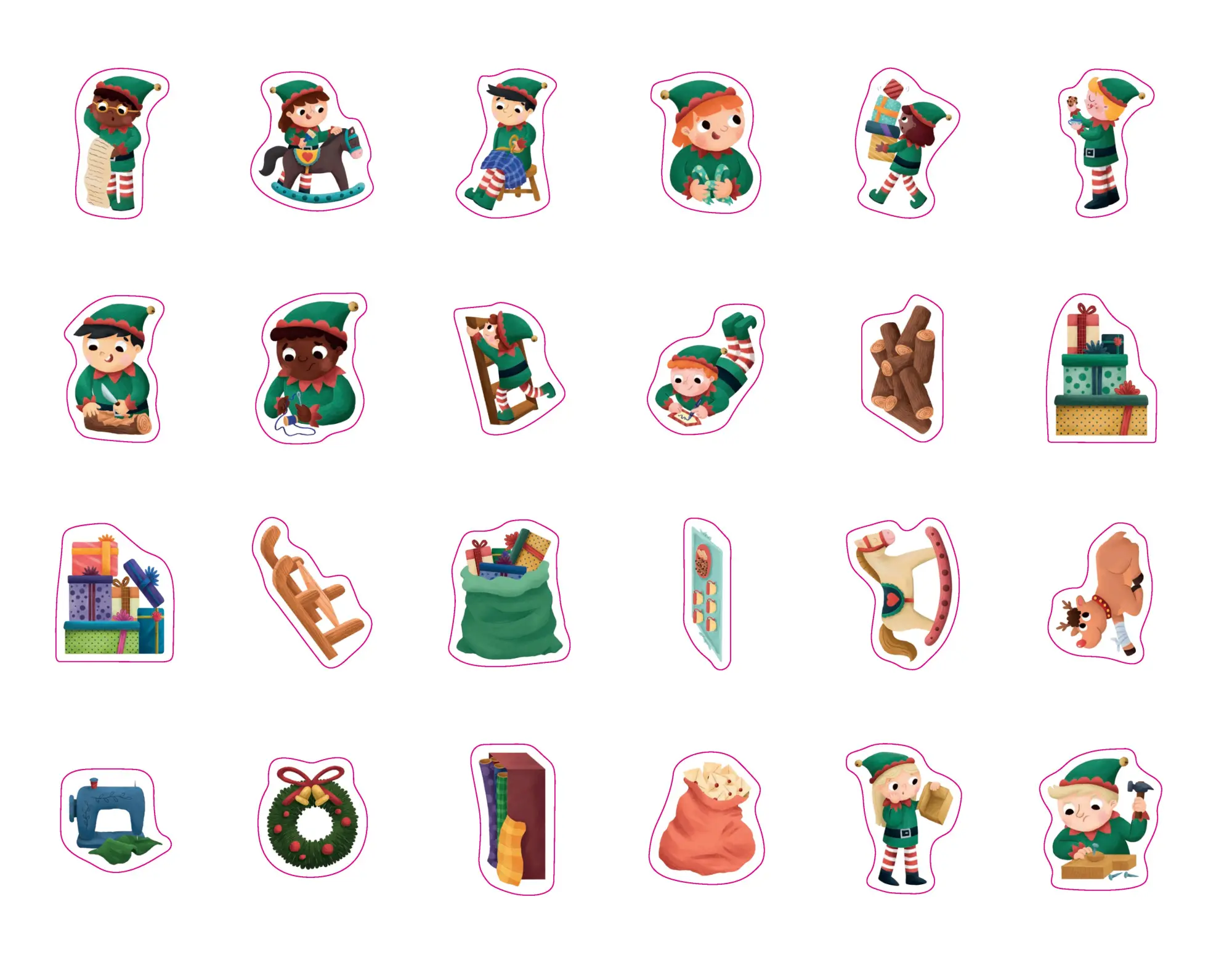 Bild: 9783849943868 | Magnet-Adventskalender | Schwager &amp; Steinlein Verlag | Kalender | 4 S.