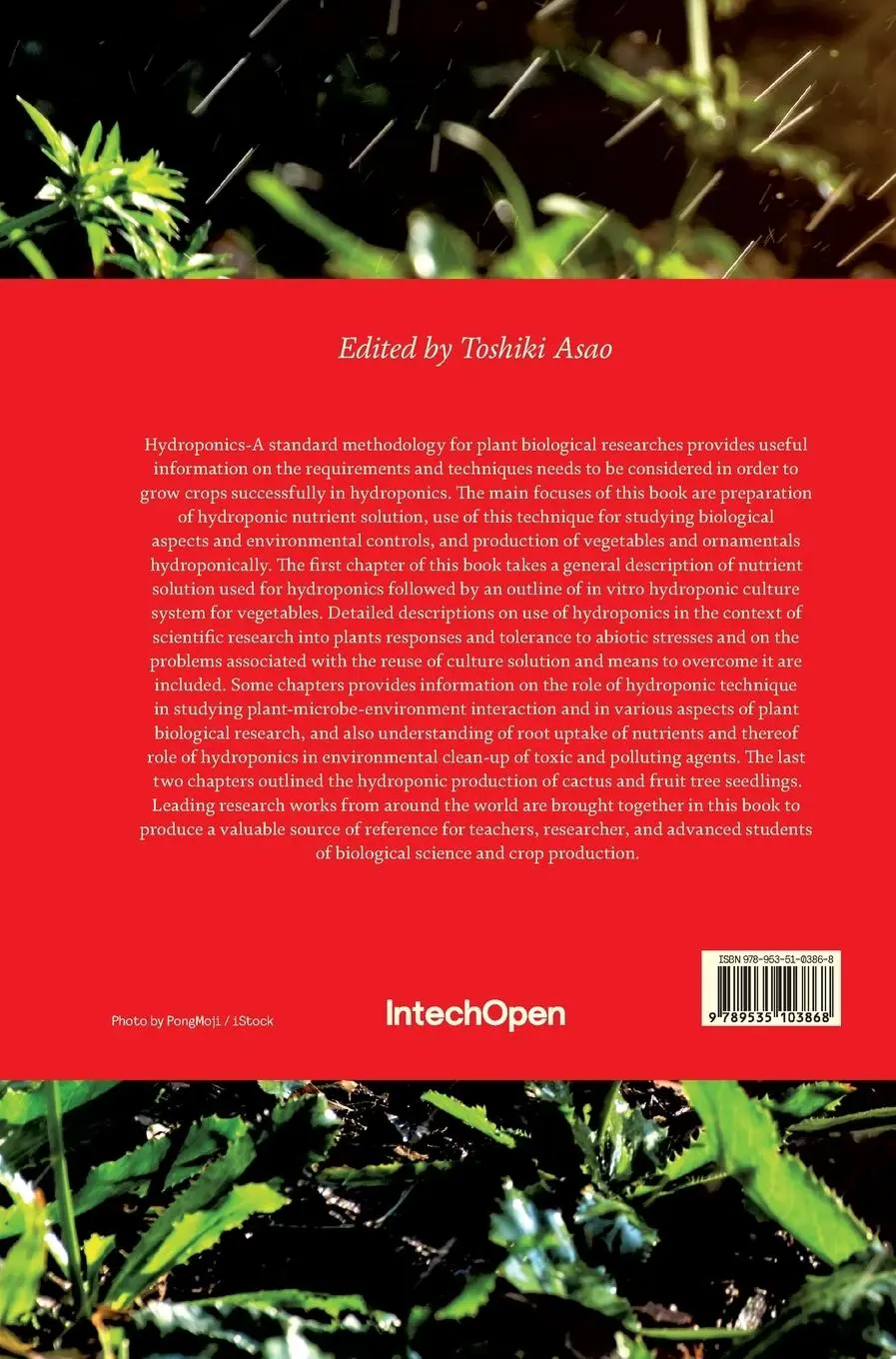 Rückseite: 9789535103868 | Hydroponics | A Standard Methodology for Plant Biological Researches